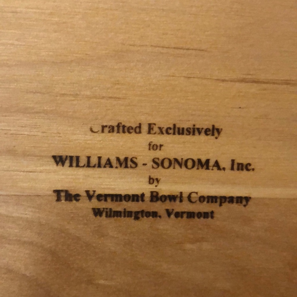 John McLeod - WilliamsSonoma wood bowl platter - Picture 7 of 12